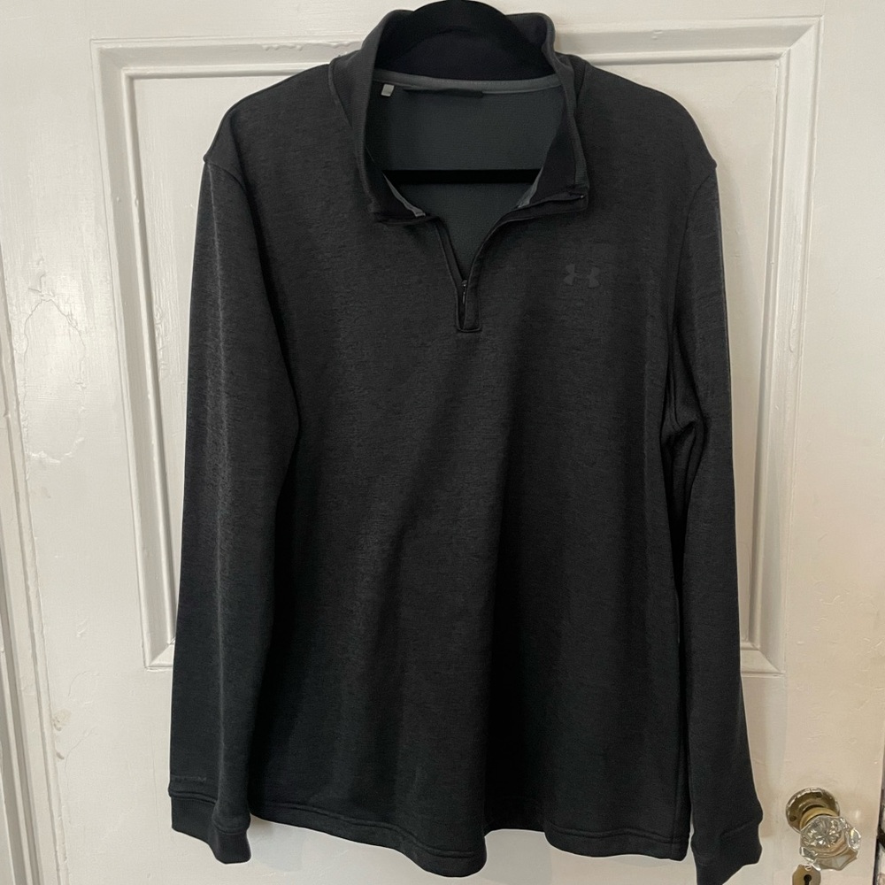 NWOT | Under Armour | Men’s | Black Quarter-Zip Pullover | XL